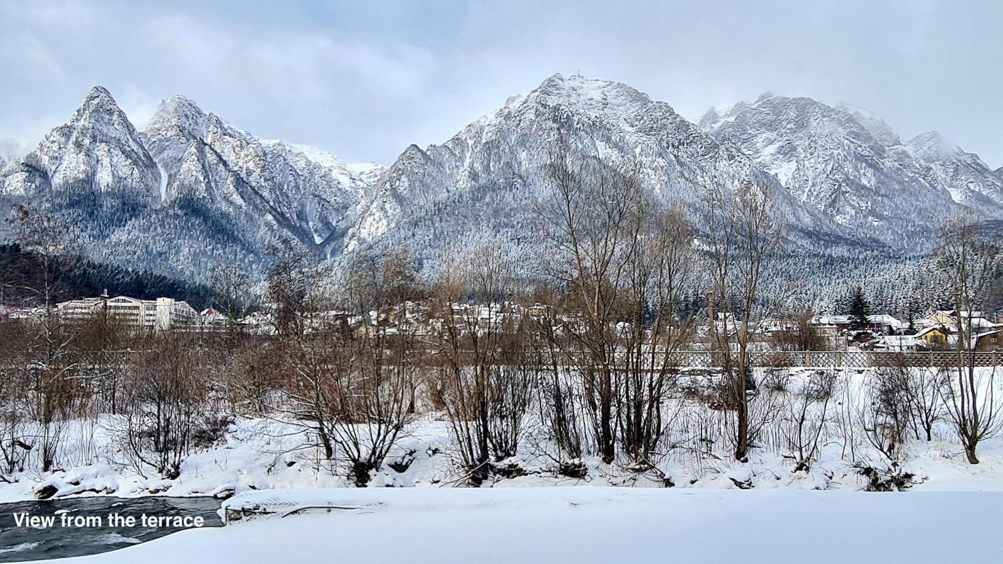 Cozy Riverfront Apartments With Garden And Mountain View Buşteni Exterior foto